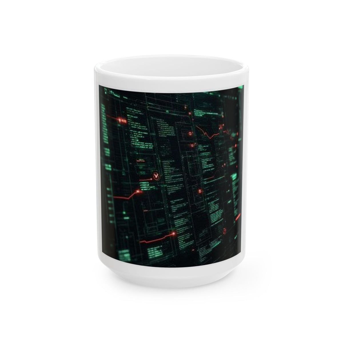Git Blame Evidence Board Mug - SRE Terminal Art Coffee Cup