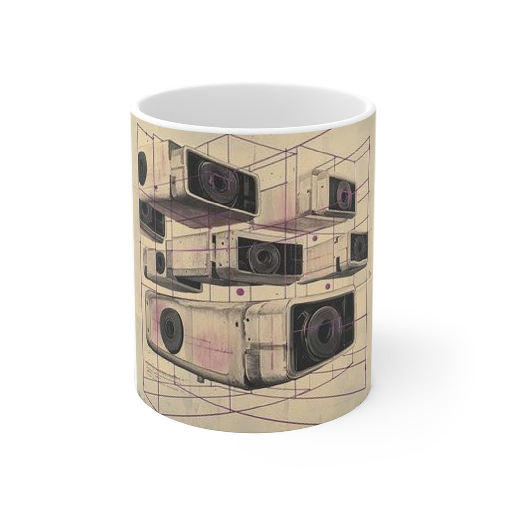 Cassette Grid Architecture Mug — Histotechnology by Canvas & Click