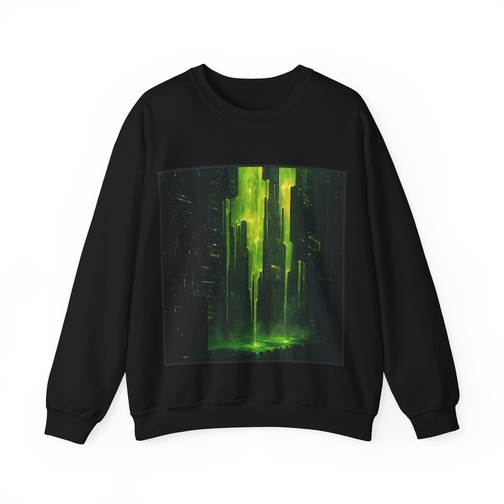 Memory Leak Cascade Sweatshirt — SRE & DevOps by Canvas & Click