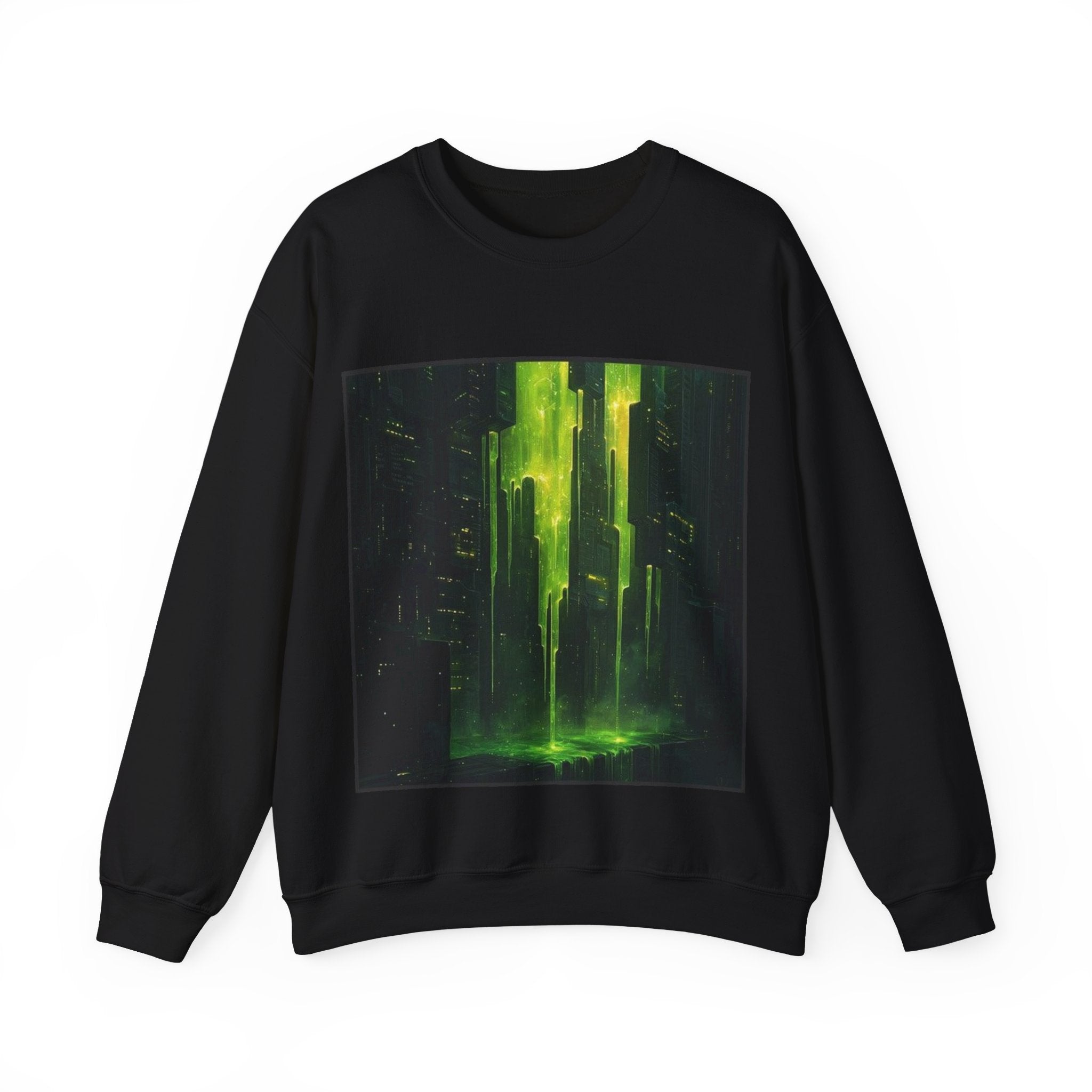 Memory Leak Cascade Sweatshirt — SRE & DevOps by Canvas & Click