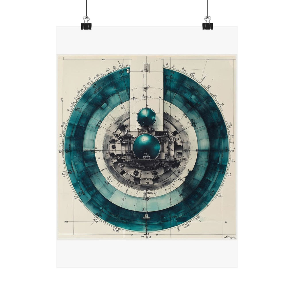 Precision Microtome Wheel Art Print — Histotechnology by Canvas & Click