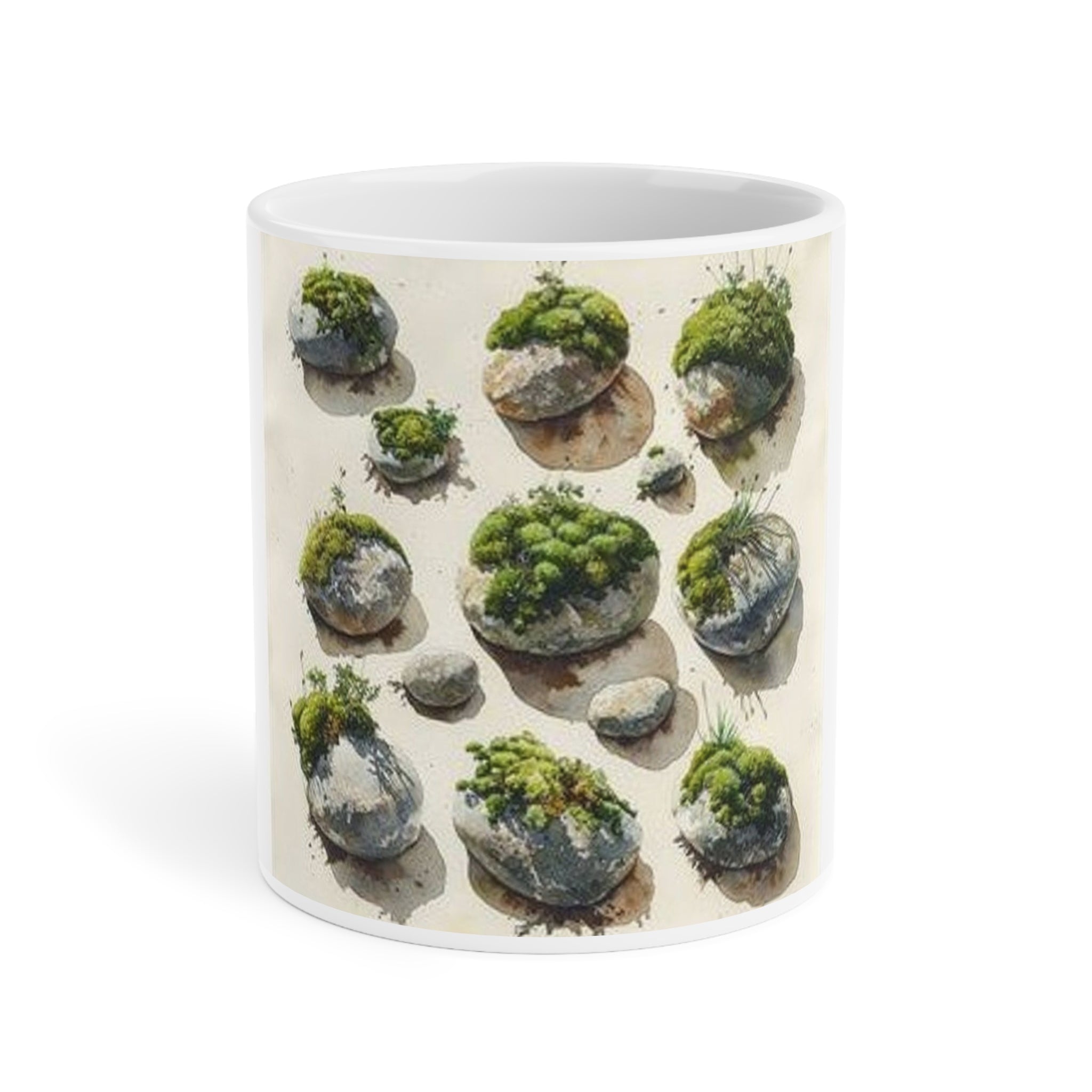 Moss River Stones Mug — Wilderkind by Canvas & Click (view 3)