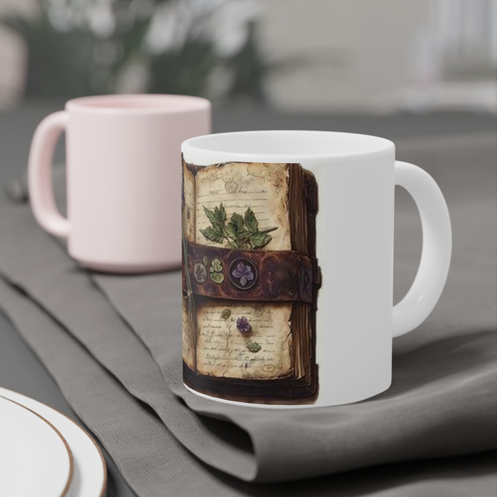 Pressed Flower Journal Mug, Poetcore by Canvas & Click (view 12)
