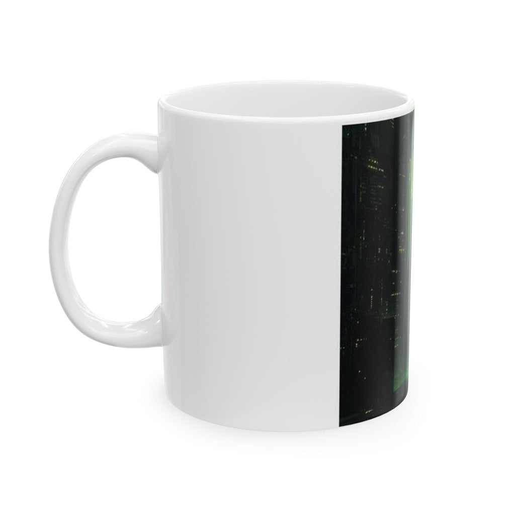 Memory Leak Cascade Mug - SRE Dark Mode Tech Art Coffee Cup