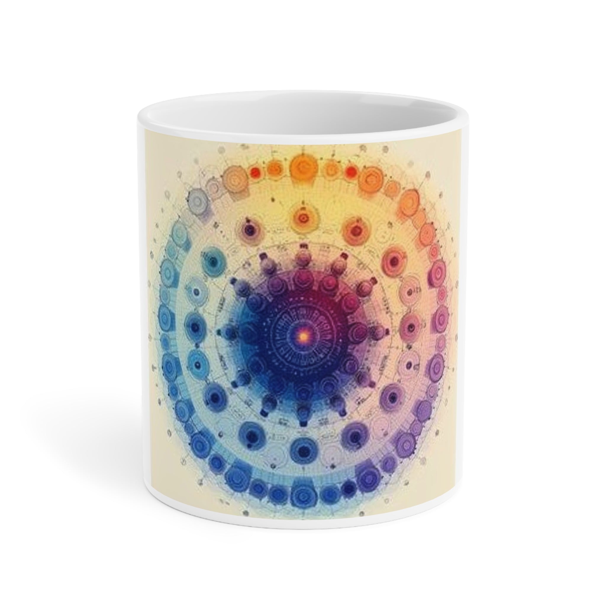 Microscope Objective Mandala Mug — Histotechnology by Canvas & Click (view 3)