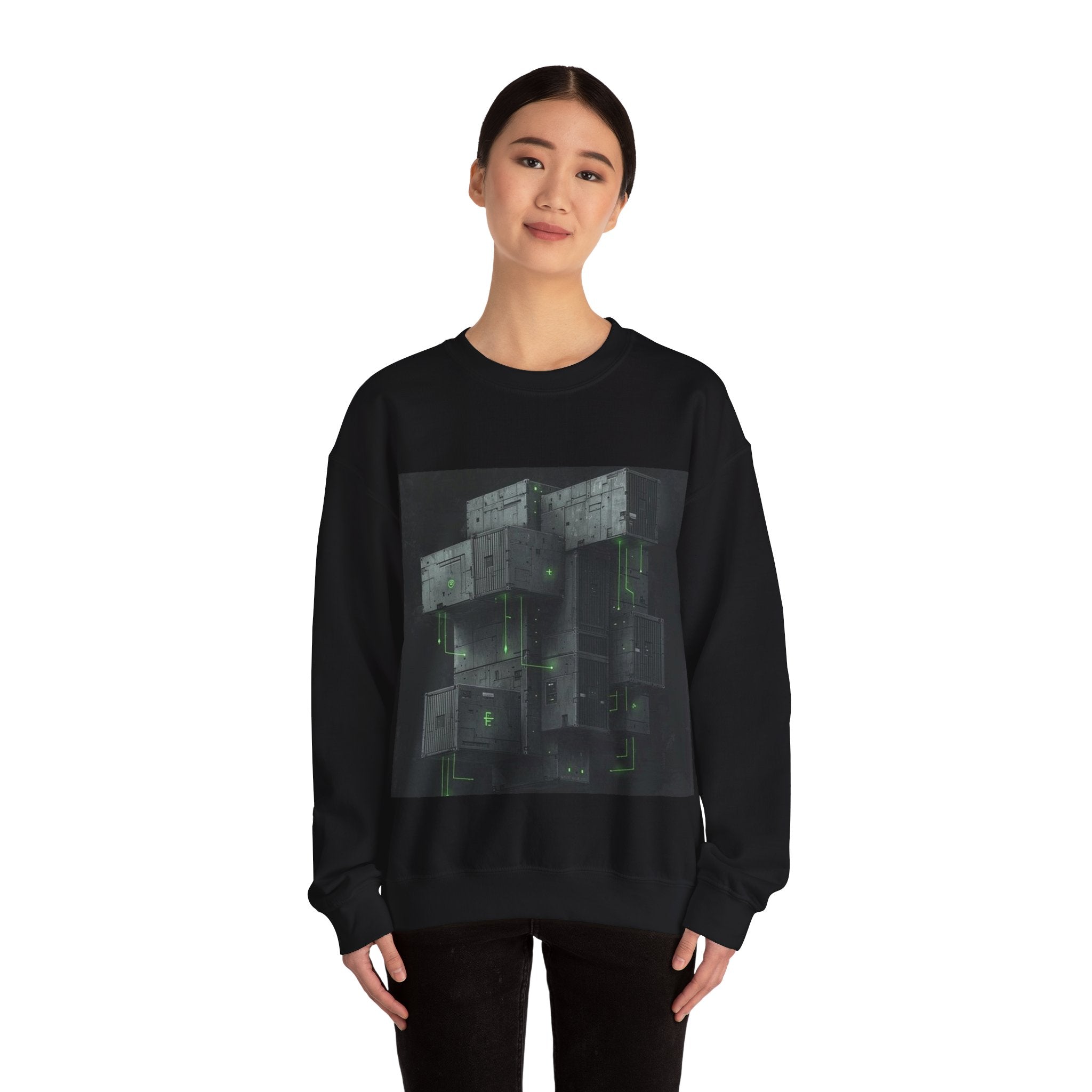 Dockerfile Poetry Sweatshirt — SRE & DevOps by Canvas & Click (view 4)
