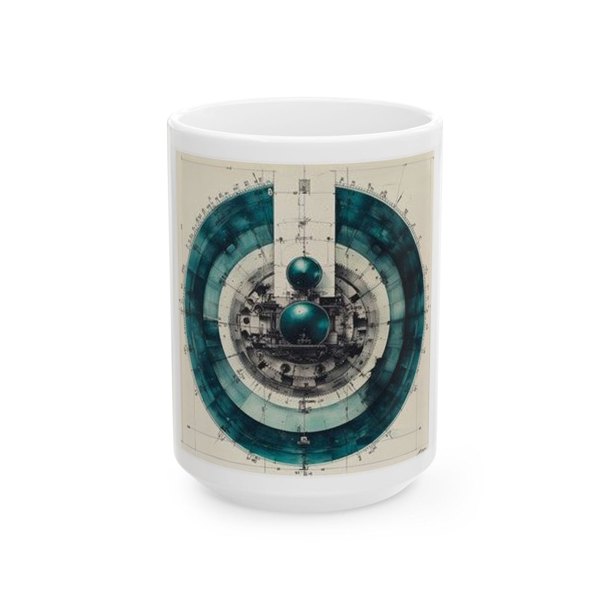 Precision Microtome Wheel Art Mug - Histotech Lab Gift