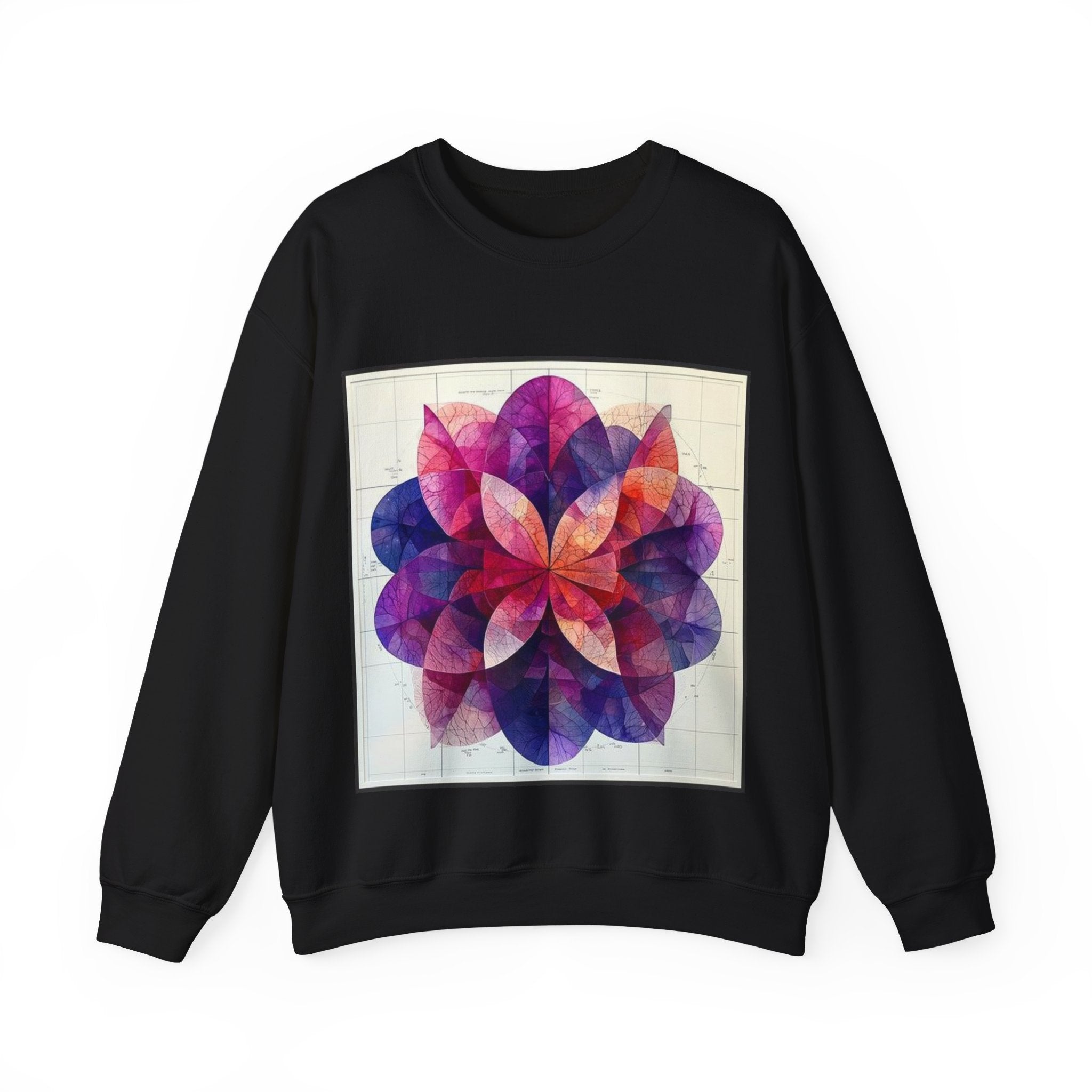Kaleidoscopic Tissue Ribbons Sweatshirt — Histotechnology by Canvas & Click