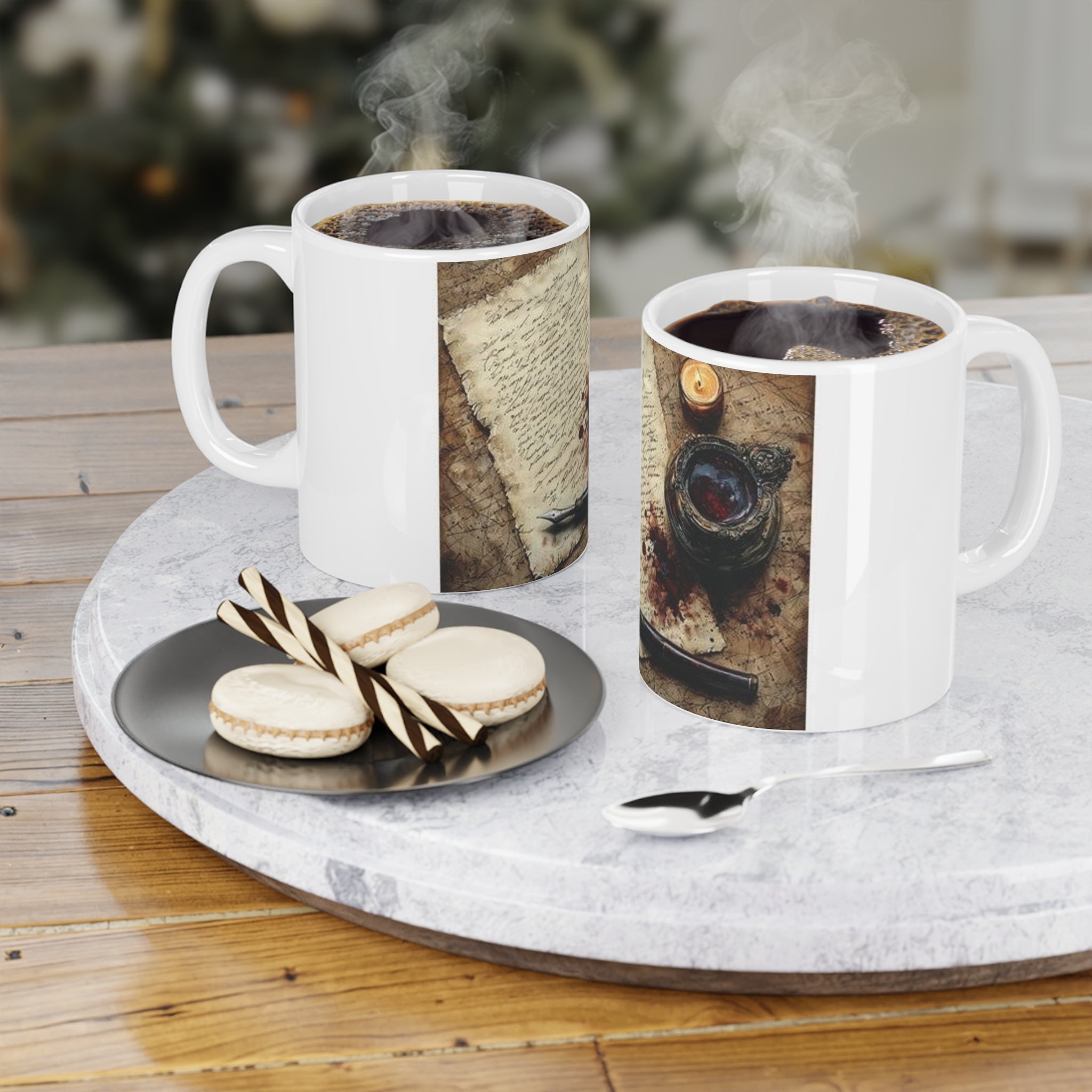 Spilled Inkwell Romance Mug — Poetcore by Canvas & Click (view 6)