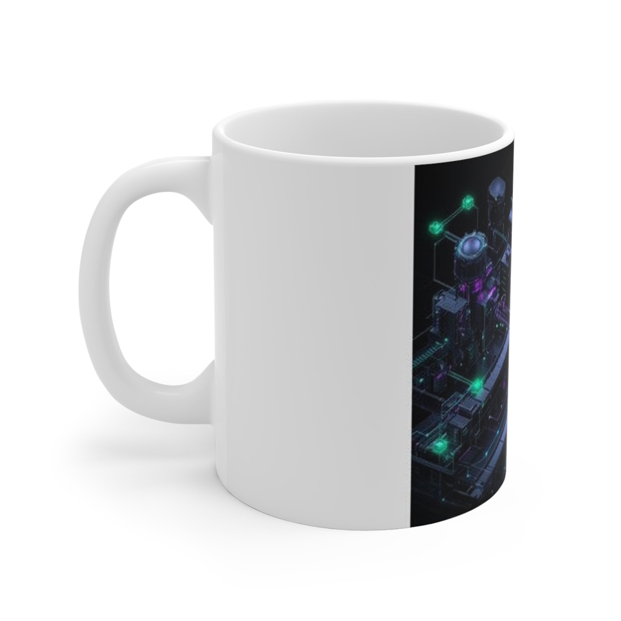CI/CD Assembly Line Mug — SRE & DevOps by Canvas & Click (view 4)