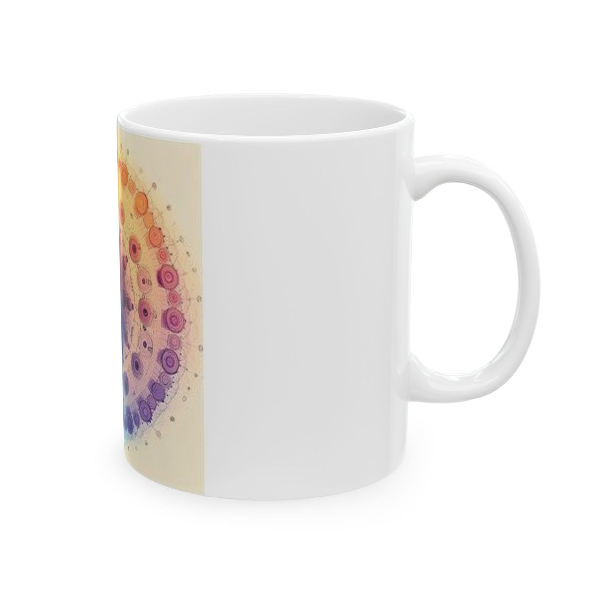 Microscope Objective Mandala Mug - Histotech Lab Art Gift