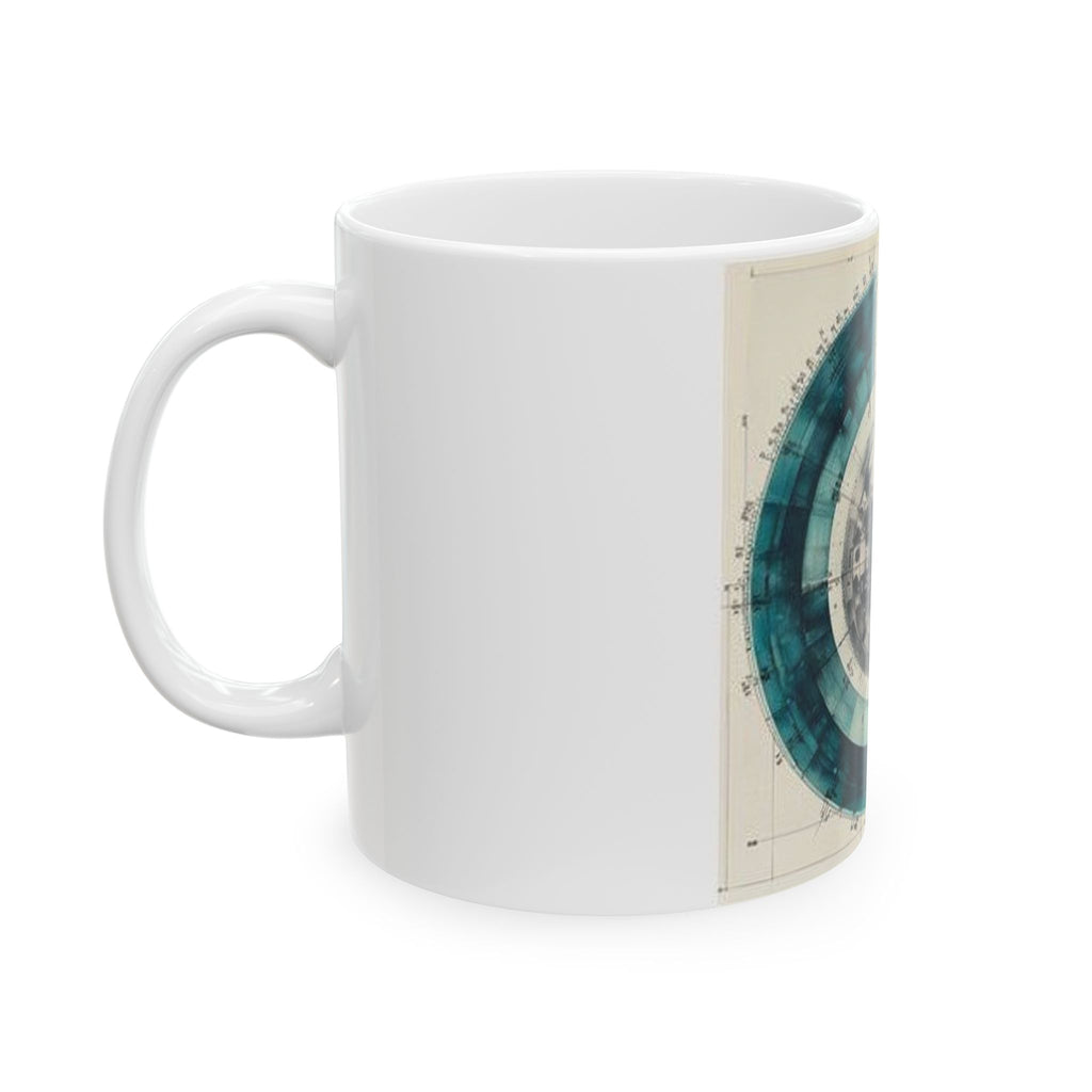 Precision Microtome Wheel Art Mug - Histotech Lab Gift