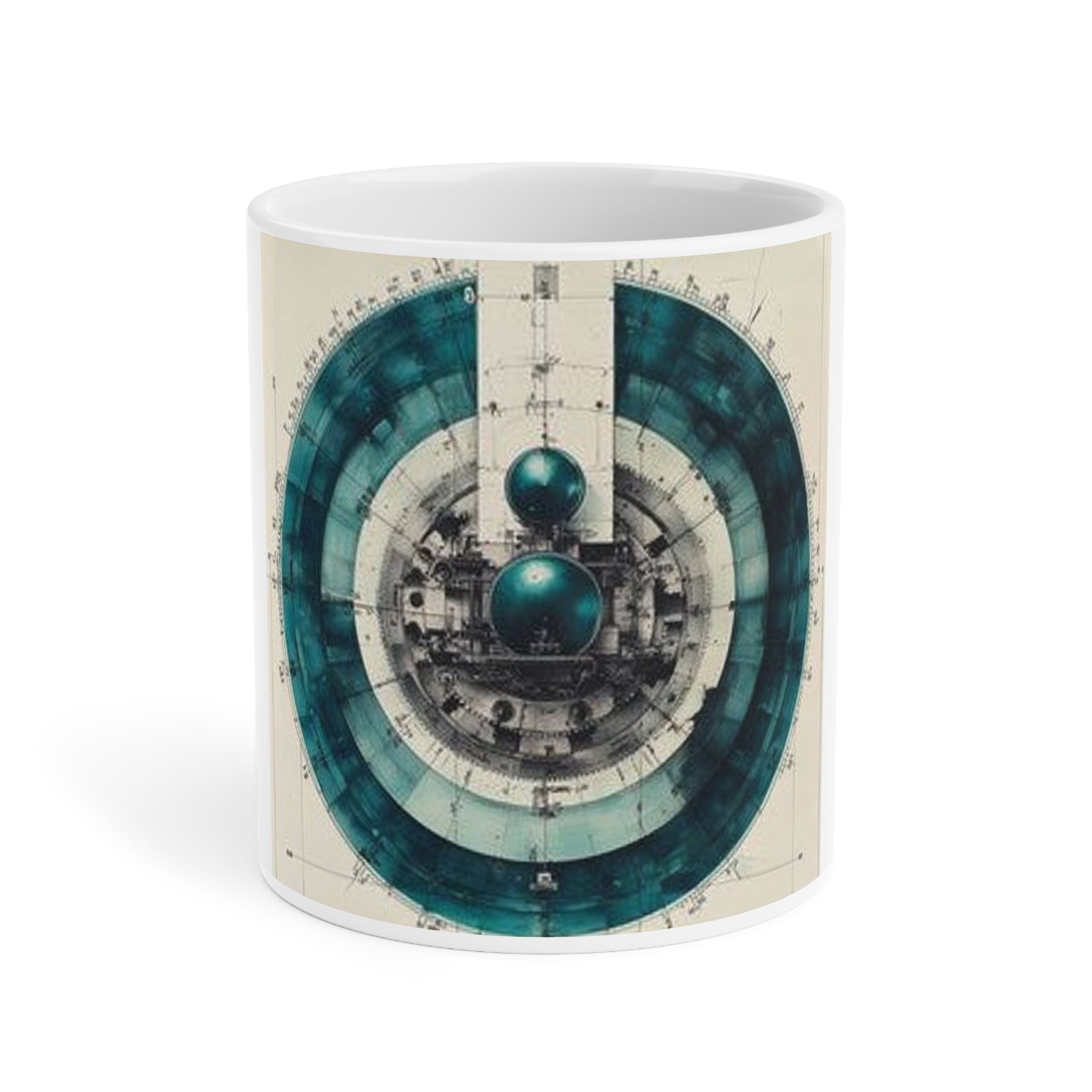 Precision Microtome Wheel Mug — Histotechnology by Canvas & Click (view 3)