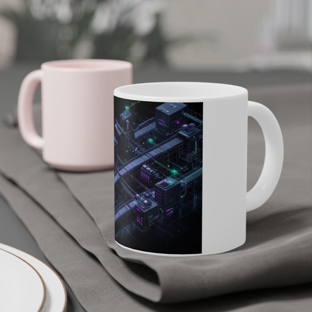 CI/CD Assembly Line Mug — SRE & DevOps by Canvas & Click (view 12)
