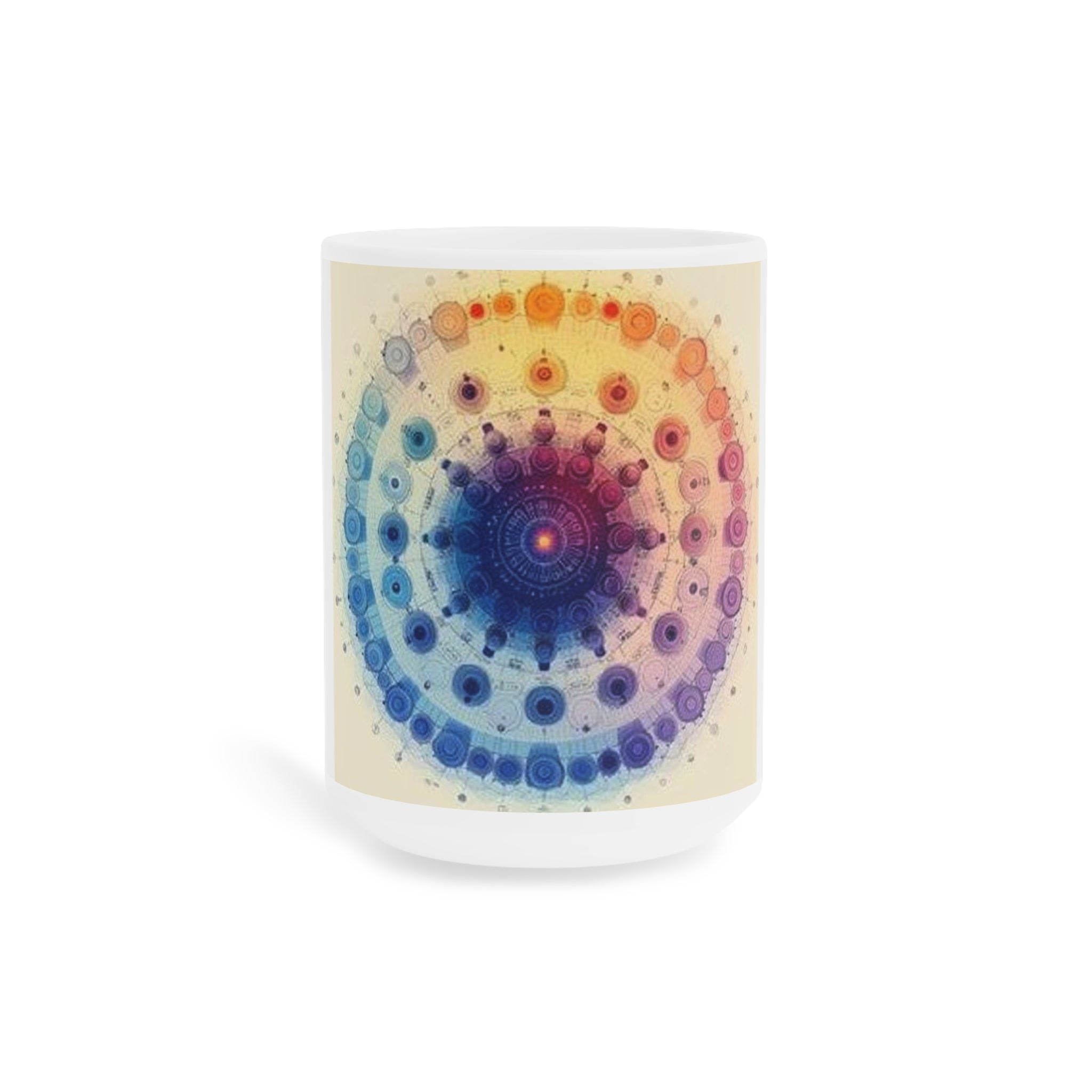 Microscope Objective Mandala Mug — Histotechnology by Canvas & Click (view 2)