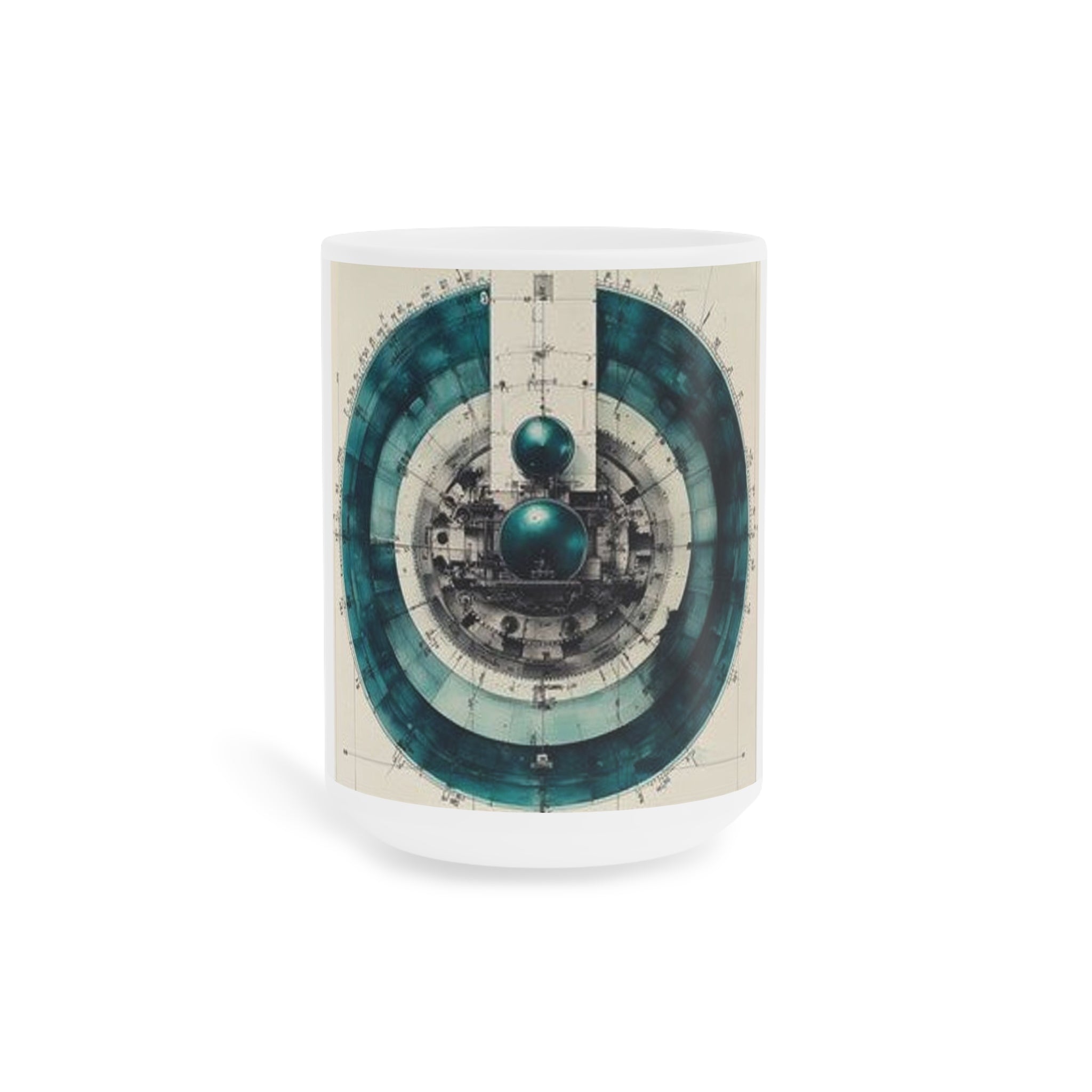 Precision Microtome Wheel Mug — Histotechnology by Canvas & Click (view 2)