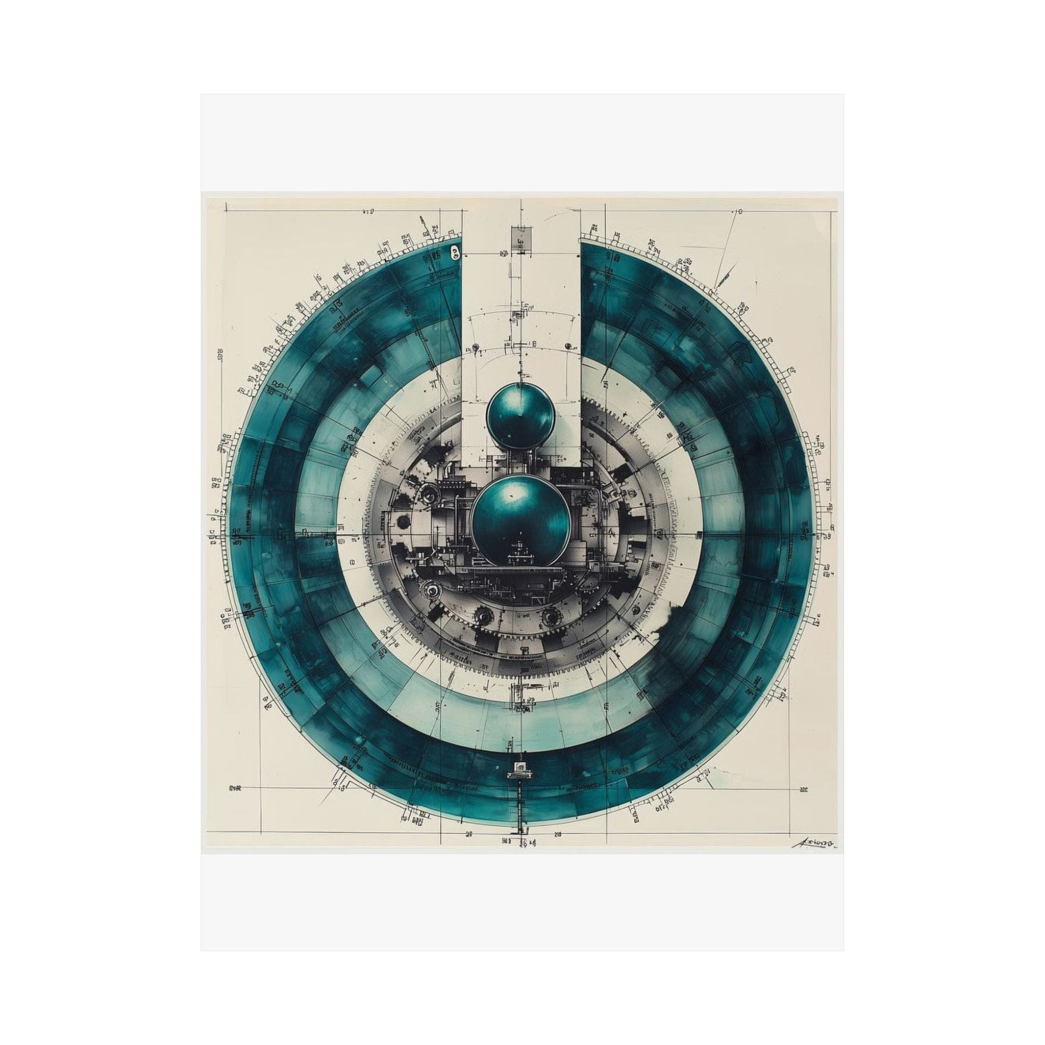 Precision Microtome Wheel Art Print — Histotechnology by Canvas & Click (view 10)