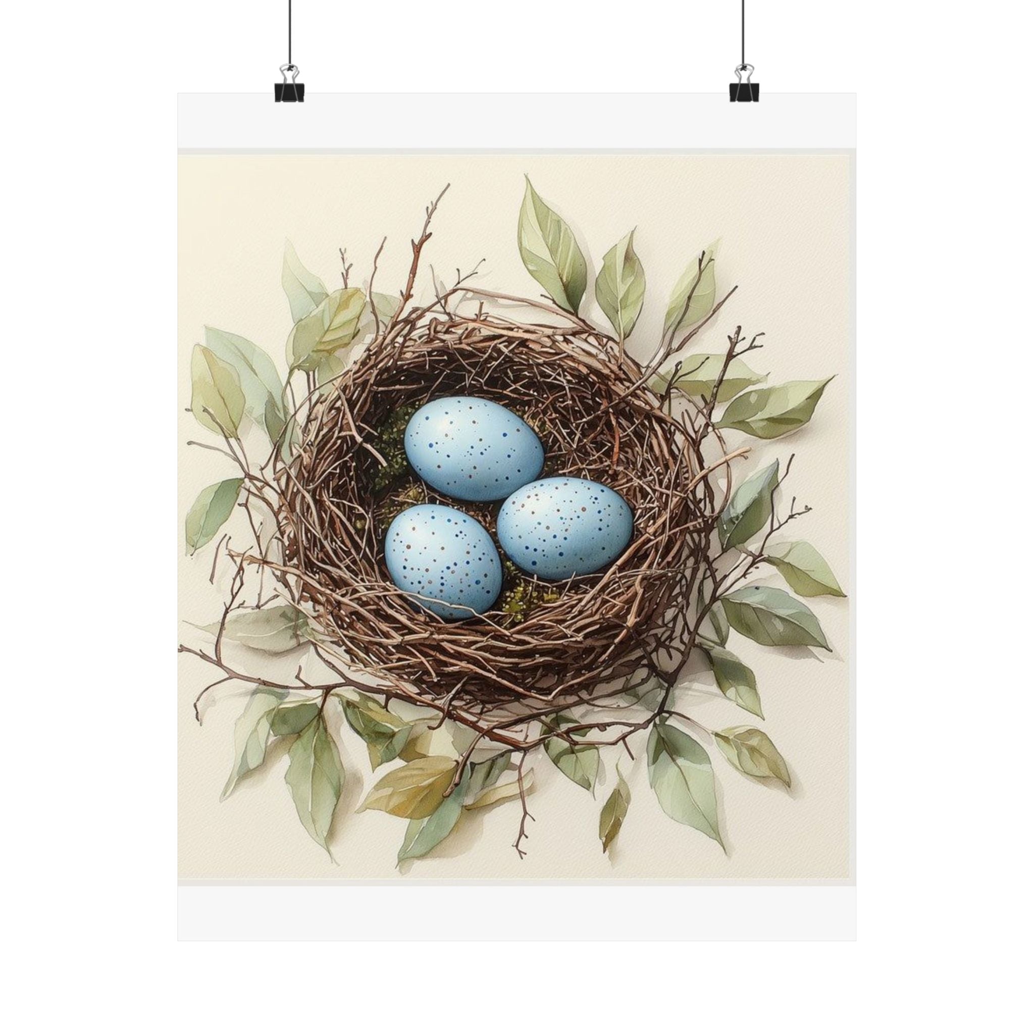 Robin's Nest Botanical Art Print — Wilderkind by Canvas & Click (view 2)