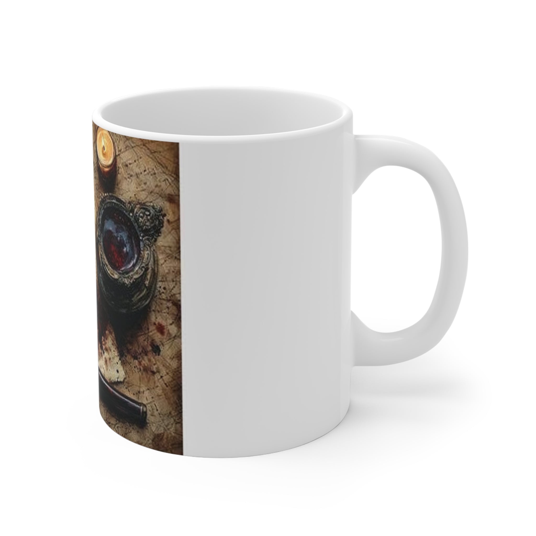 Spilled Inkwell Romance Mug — Poetcore by Canvas & Click (view 5)