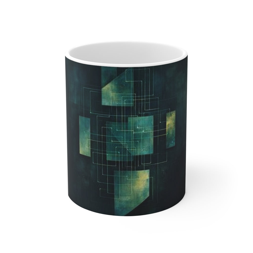 Load Balancer Geometric Mug — SRE & DevOps by Canvas & Click