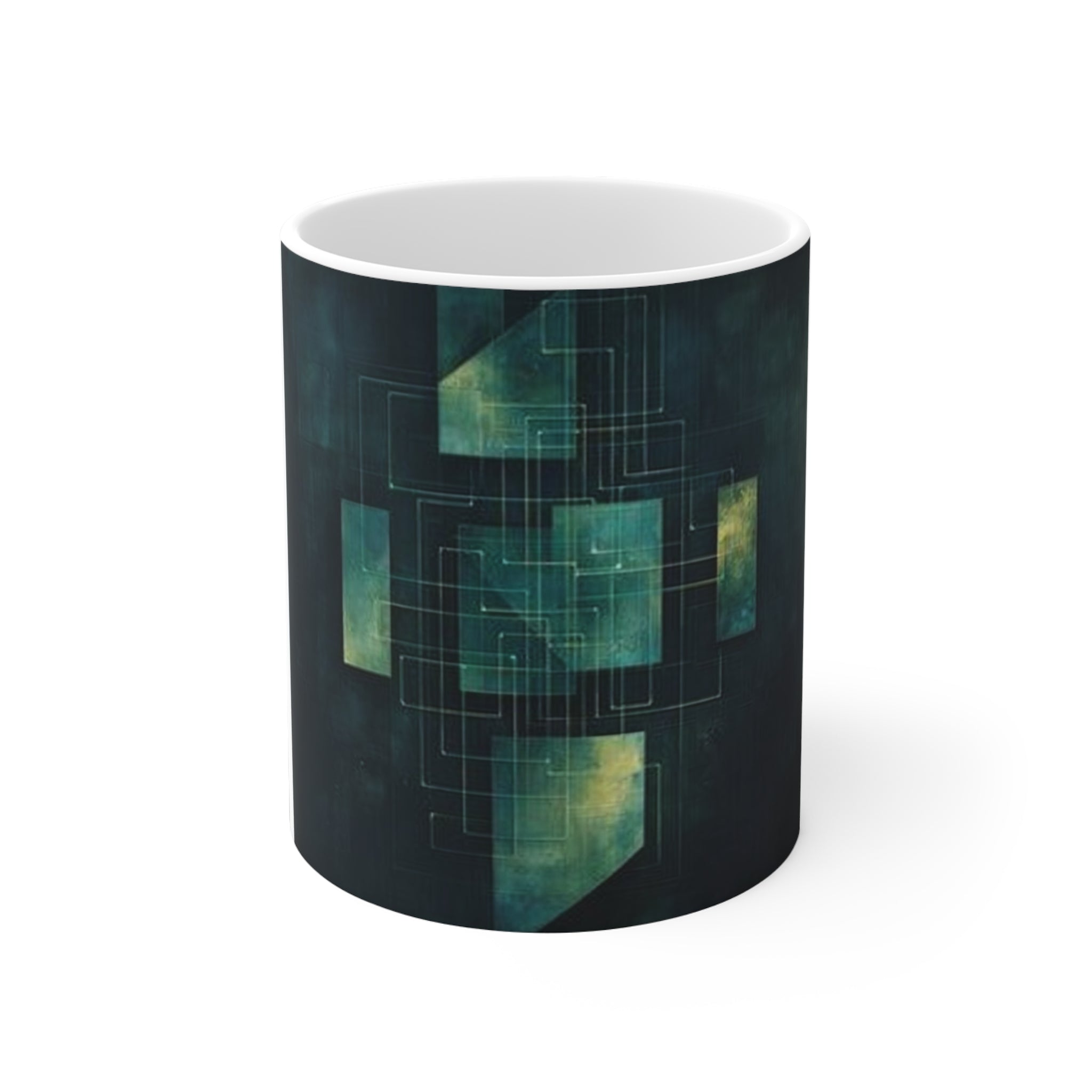 Load Balancer Geometric Mug — SRE & DevOps by Canvas & Click