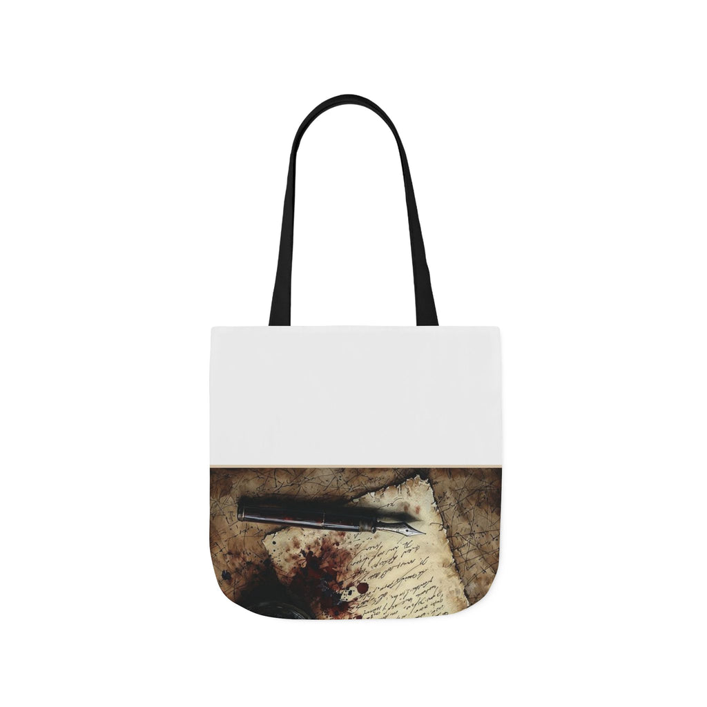 Spilled Inkwell Romance Tote Bag, Poetcore by Canvas & Click (view 8)