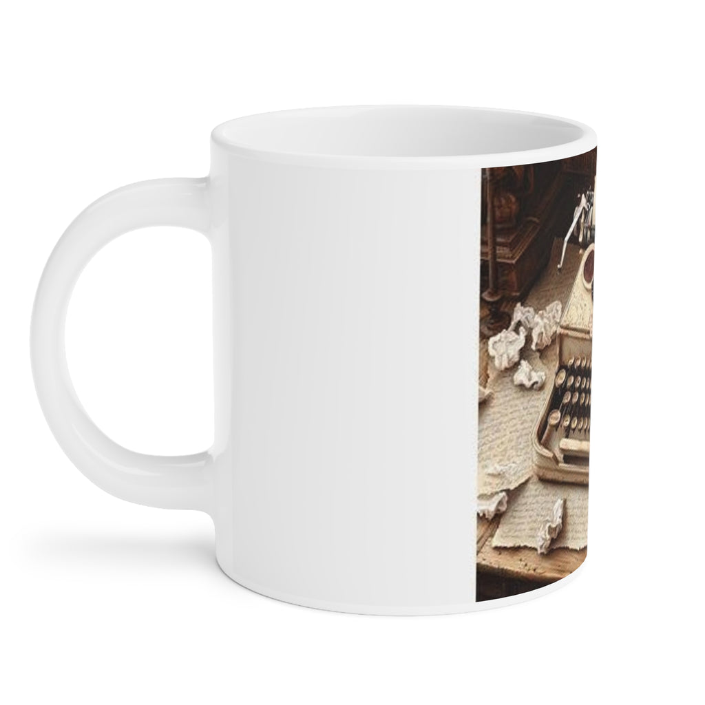 Vintage Typewriter Poetry Mug, Poetcore by Canvas & Click (view 10)