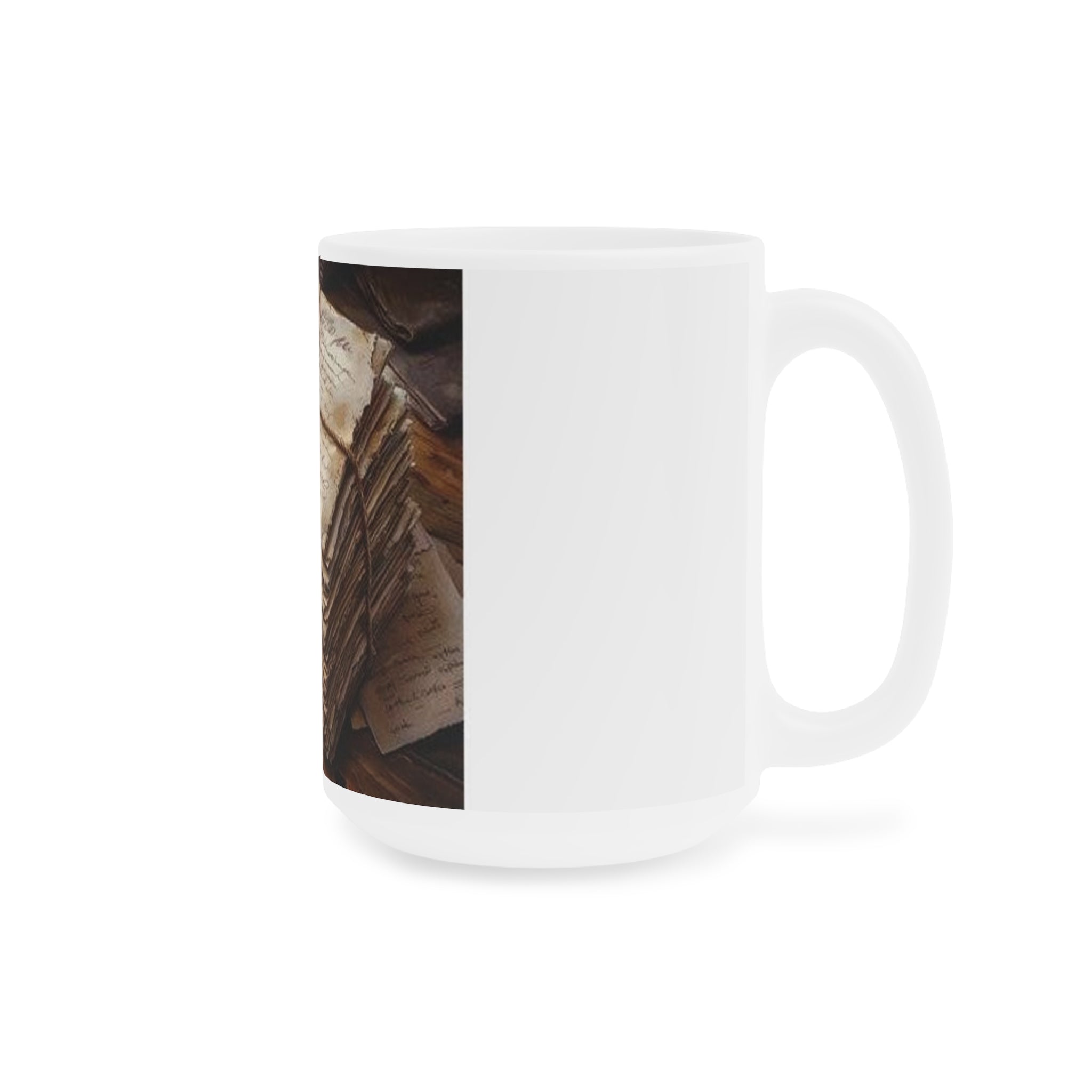 Twine-Bound Letters Mug, Poetcore by Canvas & Click (view 8)