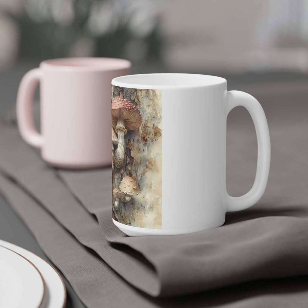Wild Mushroom Botanical Mug, Wilderkind by Canvas & Click (view 9)