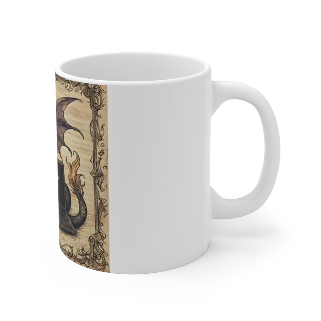 Dragon Laptop Guardian Mug — Castle Culture by Canvas & Click (view 5)