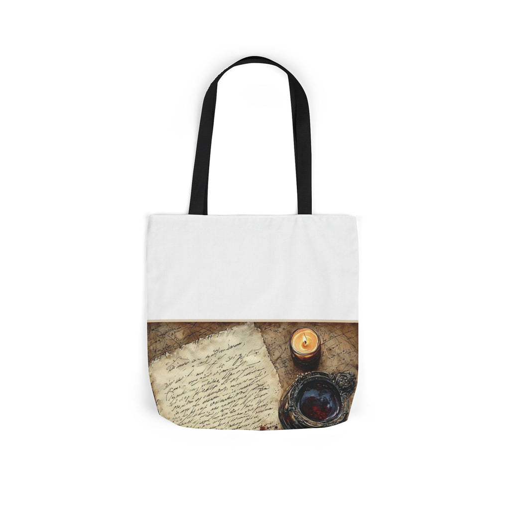 Spilled Inkwell Romance Tote Bag, Poetcore by Canvas & Click (view 7)