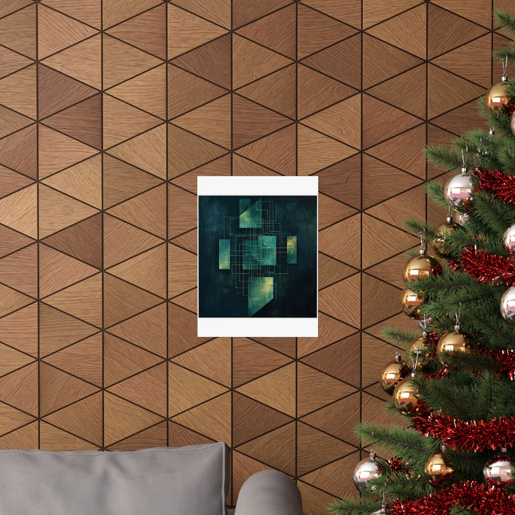 Load Balancer Geometric Art Print — SRE & DevOps by Canvas & Click (view 6)
