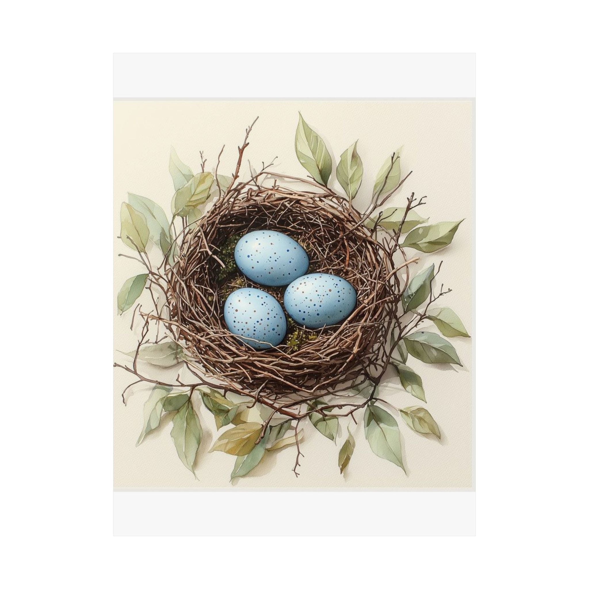 Robin's Nest Botanical Art Print — Wilderkind by Canvas & Click (view 4)