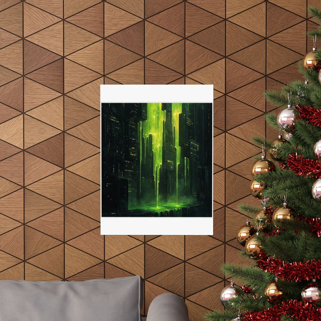 Memory Leak Cascade Art Print — SRE & DevOps by Canvas & Click (view 12)