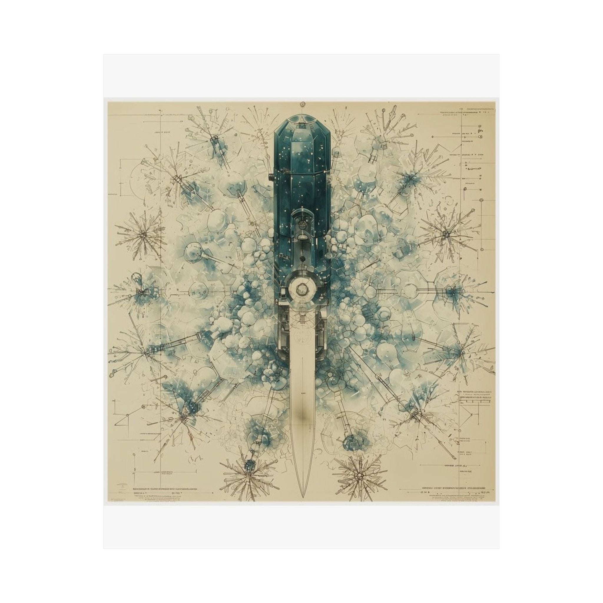 Cryostat Crystal Blade Art Print — Histotechnology by Canvas & Click (view 7)