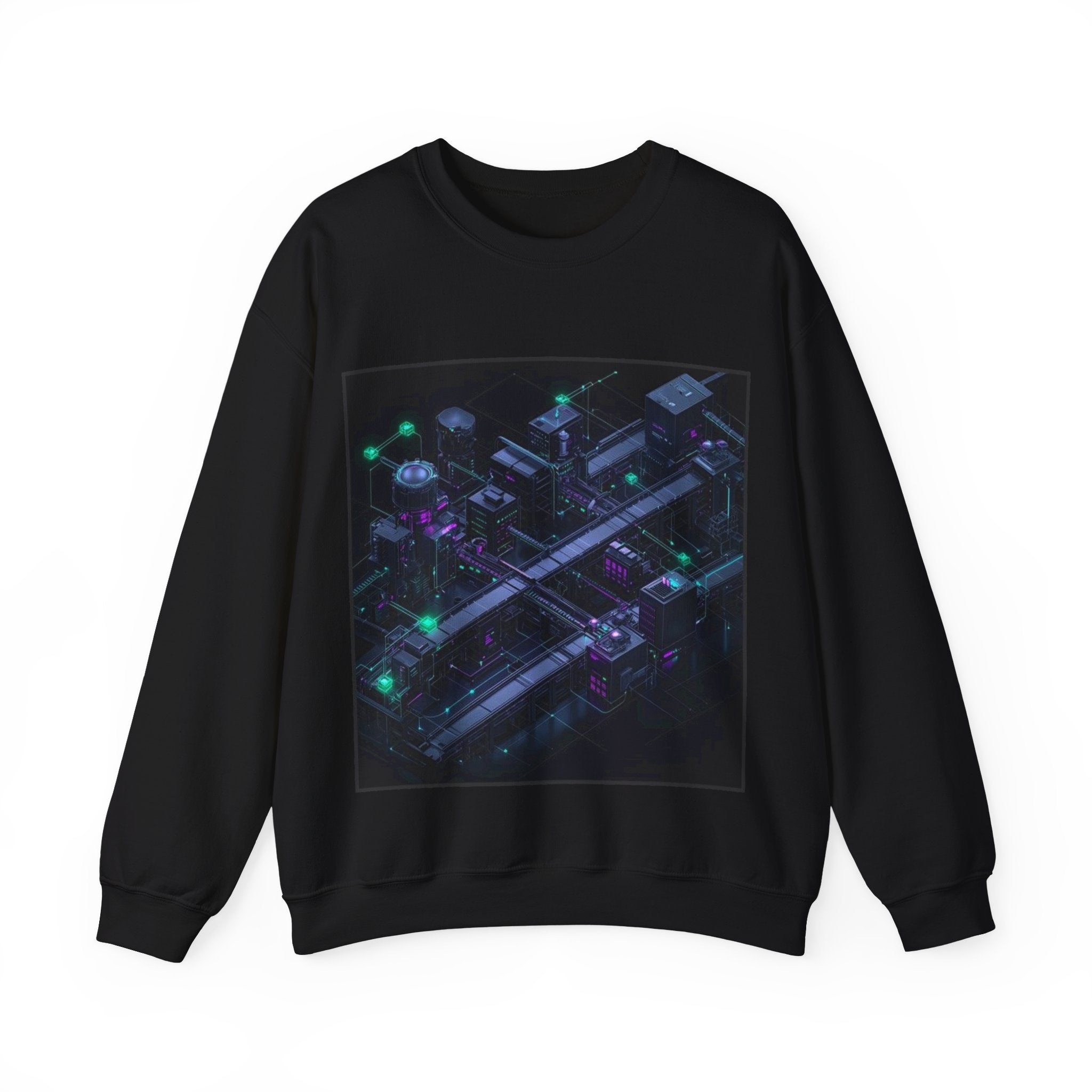CI/CD Assembly Line Sweatshirt — SRE & DevOps by Canvas & Click