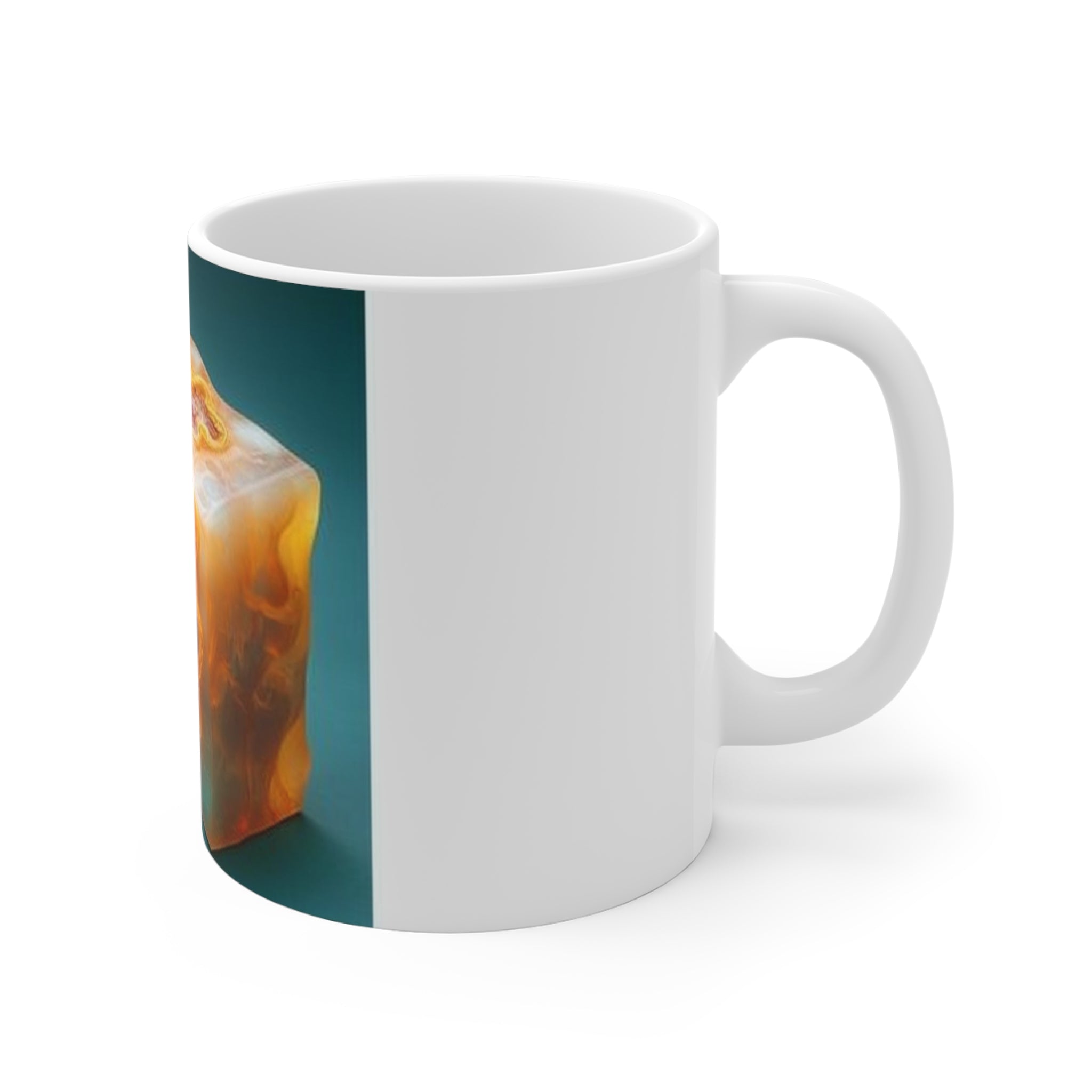 Amber Block Cross-Section Mug — Histotechnology by Canvas & Click (view 5)