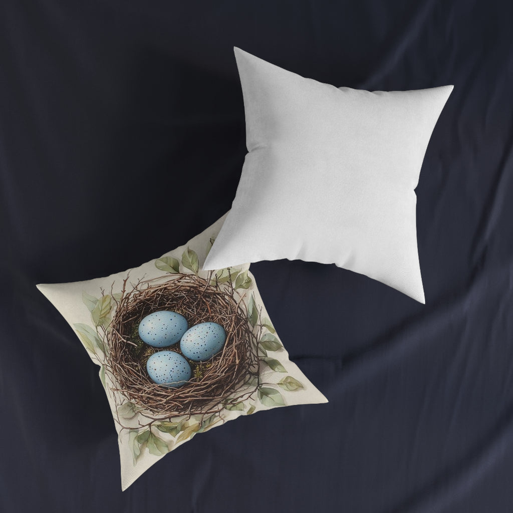 Robin's Nest Botanical Throw Pillow — Wilderkind by Canvas & Click (view 4)