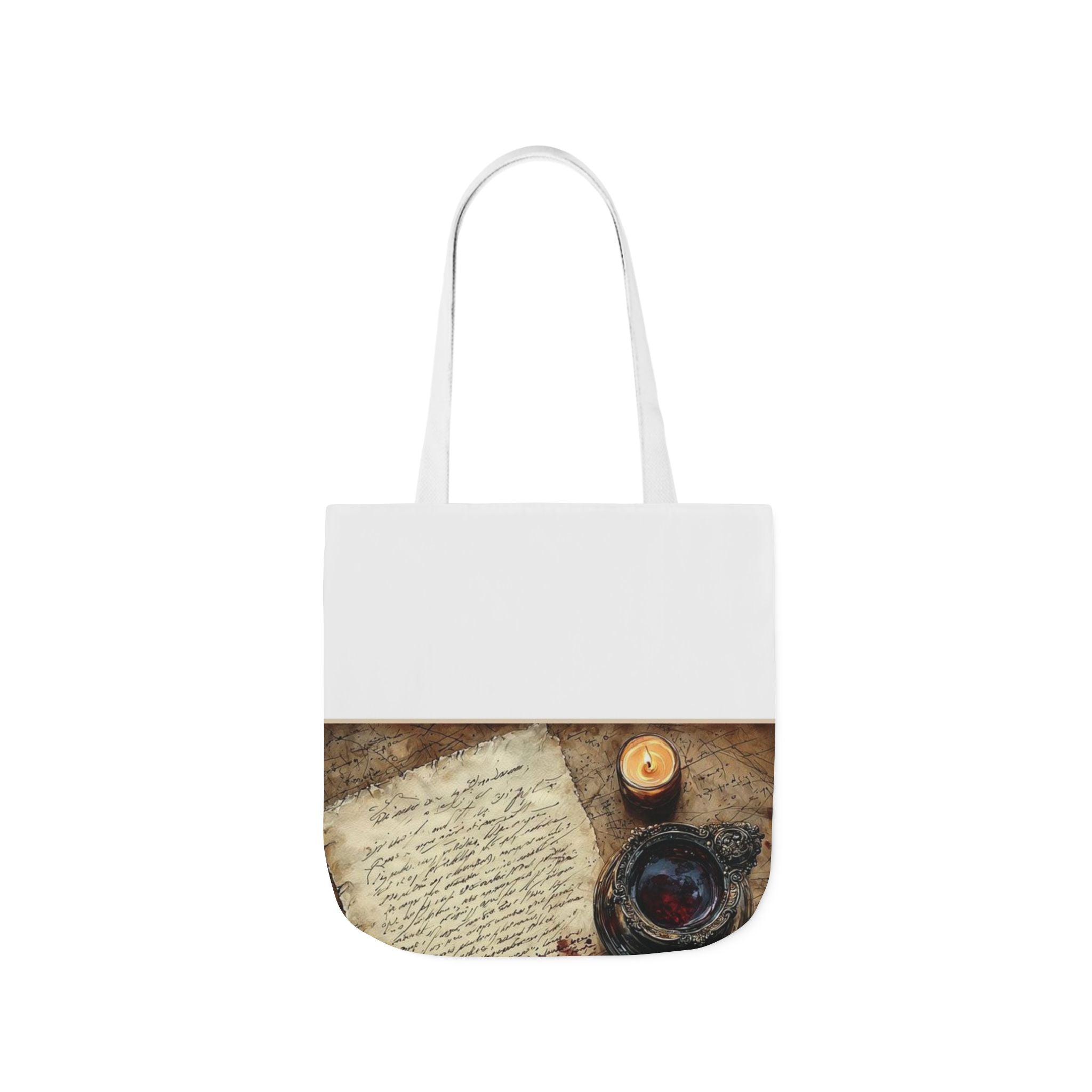 Spilled Inkwell Romance Tote Bag — Poetcore by Canvas & Click (view 3)