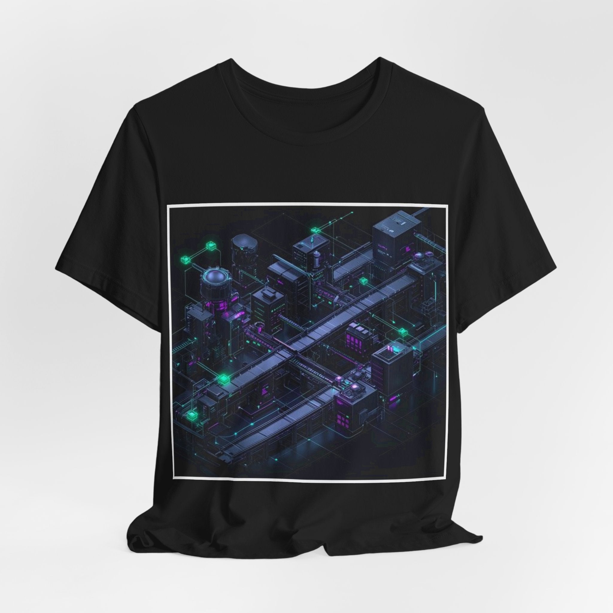 CI/CD Assembly Line T-Shirt — SRE & DevOps by Canvas & Click (view 4)