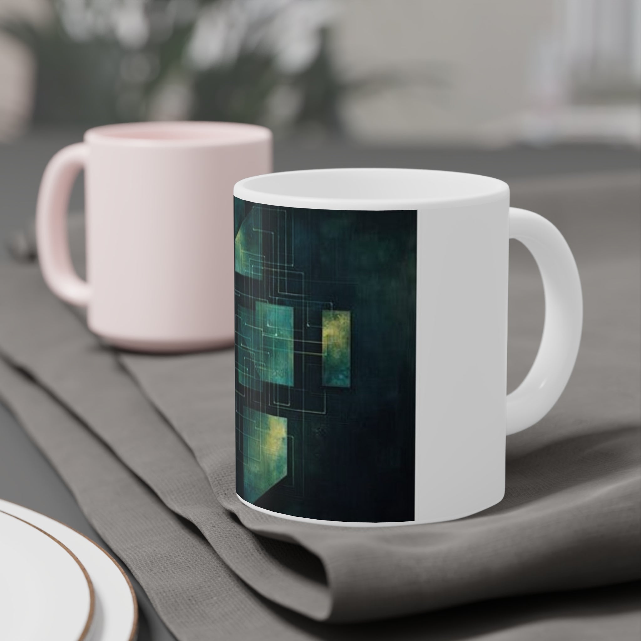 Load Balancer Geometric Mug — SRE & DevOps by Canvas & Click (view 12)