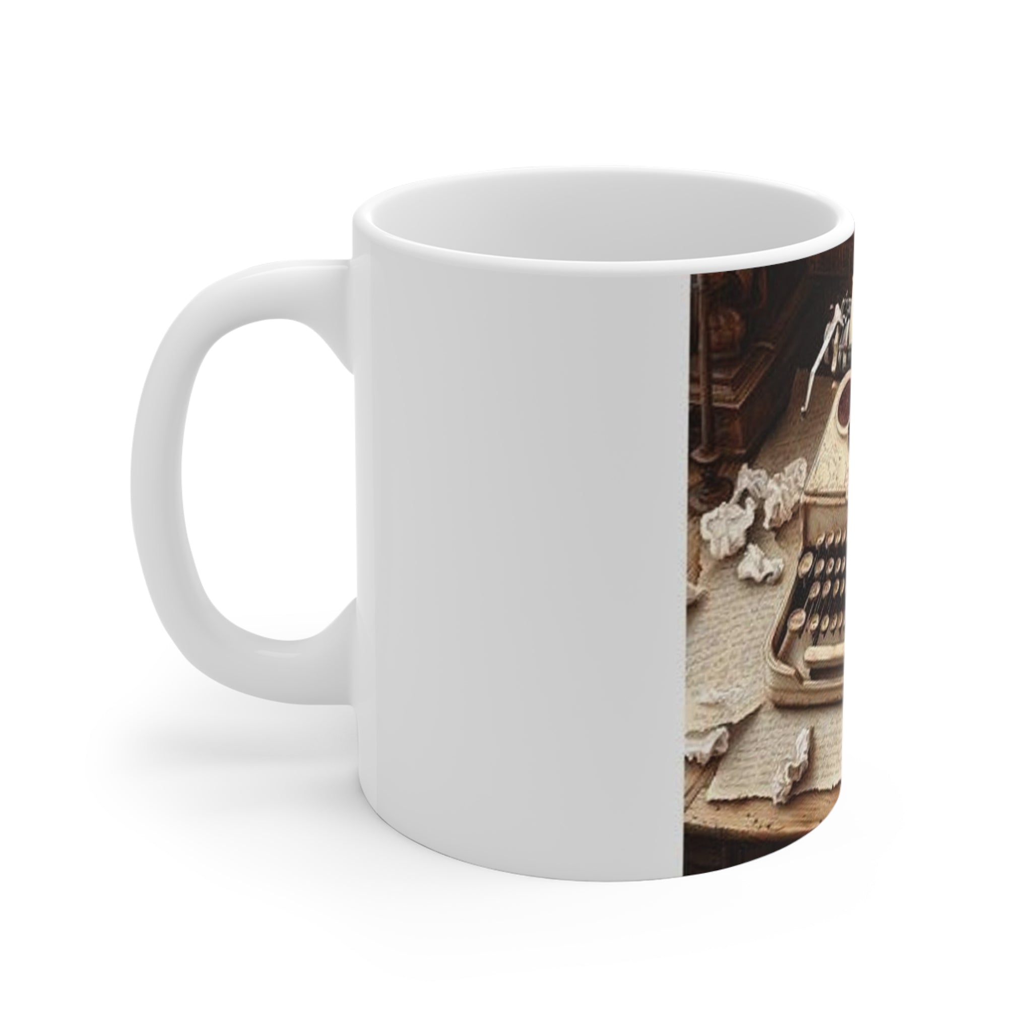 Vintage Typewriter Poetry Mug — Poetcore by Canvas & Click (view 4)