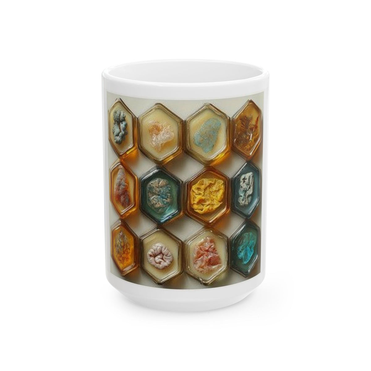 Histotech Embedding Mold Honeycomb Mug - Lab Professional Gift