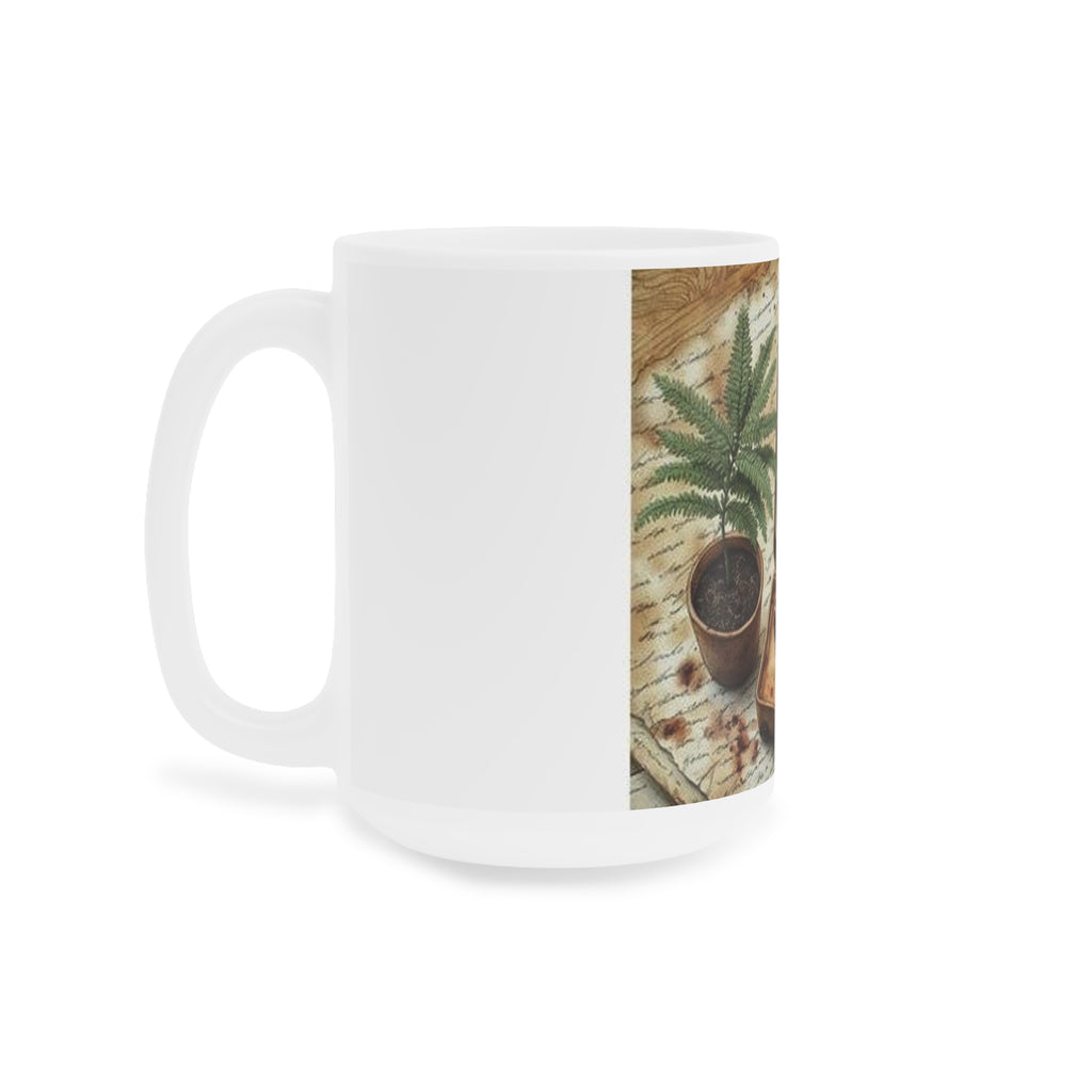 Potted Fern Writer's Desk Mug — Poetcore by Canvas & Click (view 7)