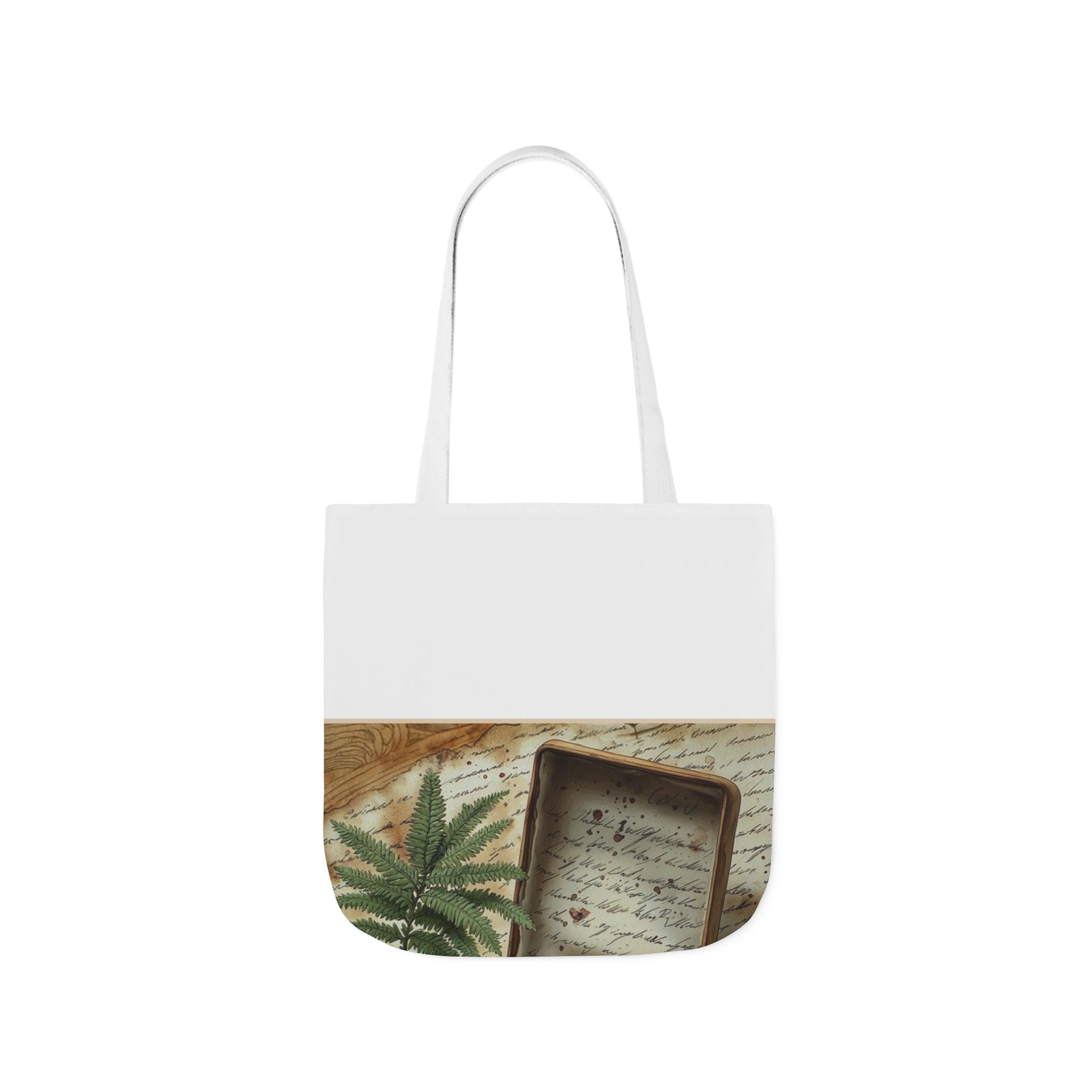 Potted Fern Writer's Desk Tote Bag — Poetcore by Canvas & Click (view 3)