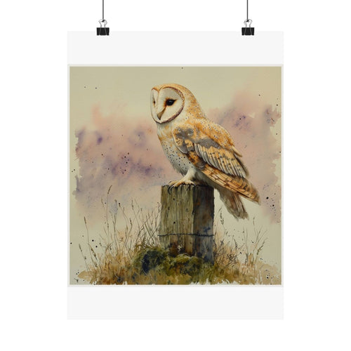 Barn Owl Twilight Art Print — Wilderkind by Canvas & Click