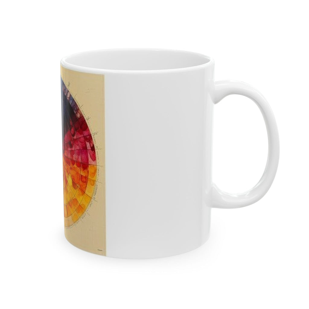 H&E Color Wheel Mug - Histotech Science Art | Lab Professional Gift
