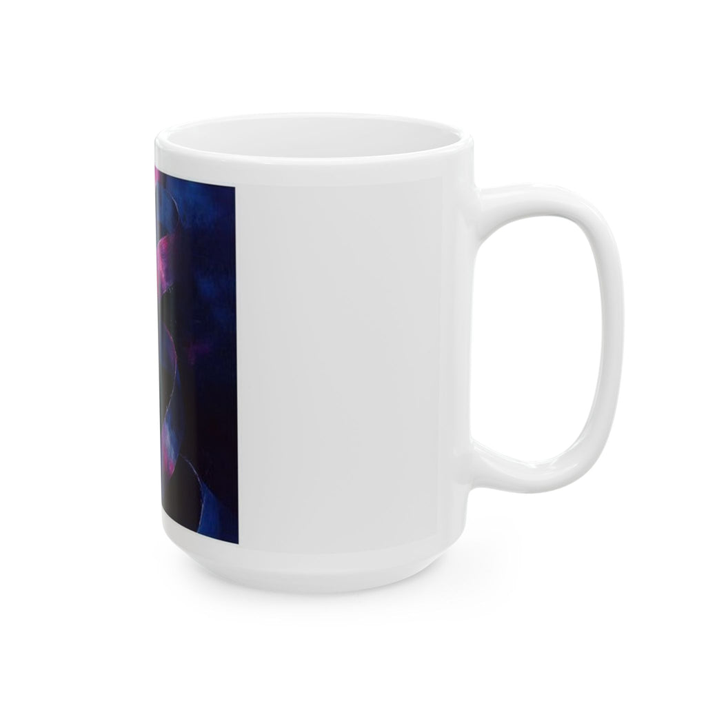 Ribbon Curl Expressionism Mug - Histotech Laboratory Art