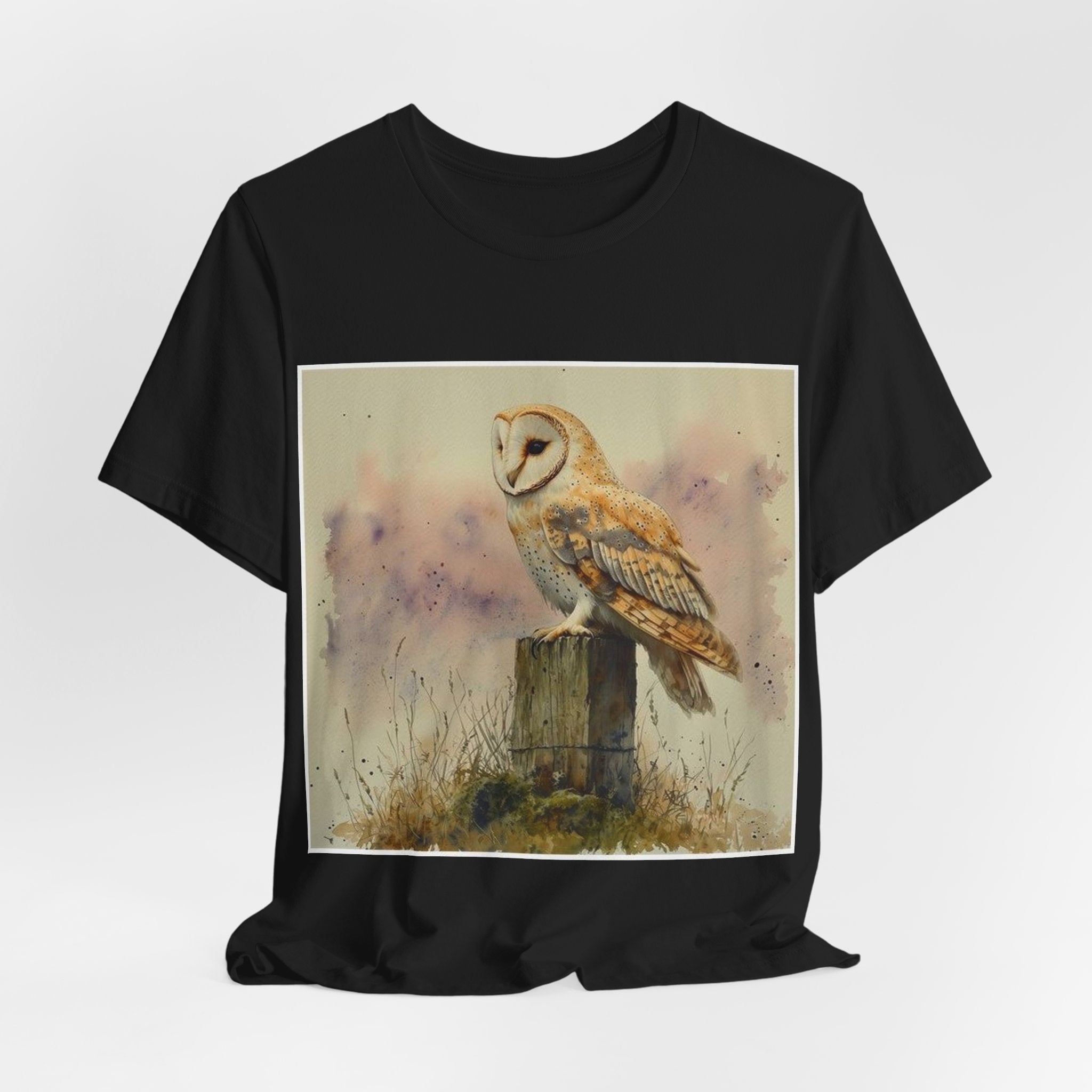 Barn Owl Twilight T-Shirt — Wilderkind by Canvas & Click (view 4)