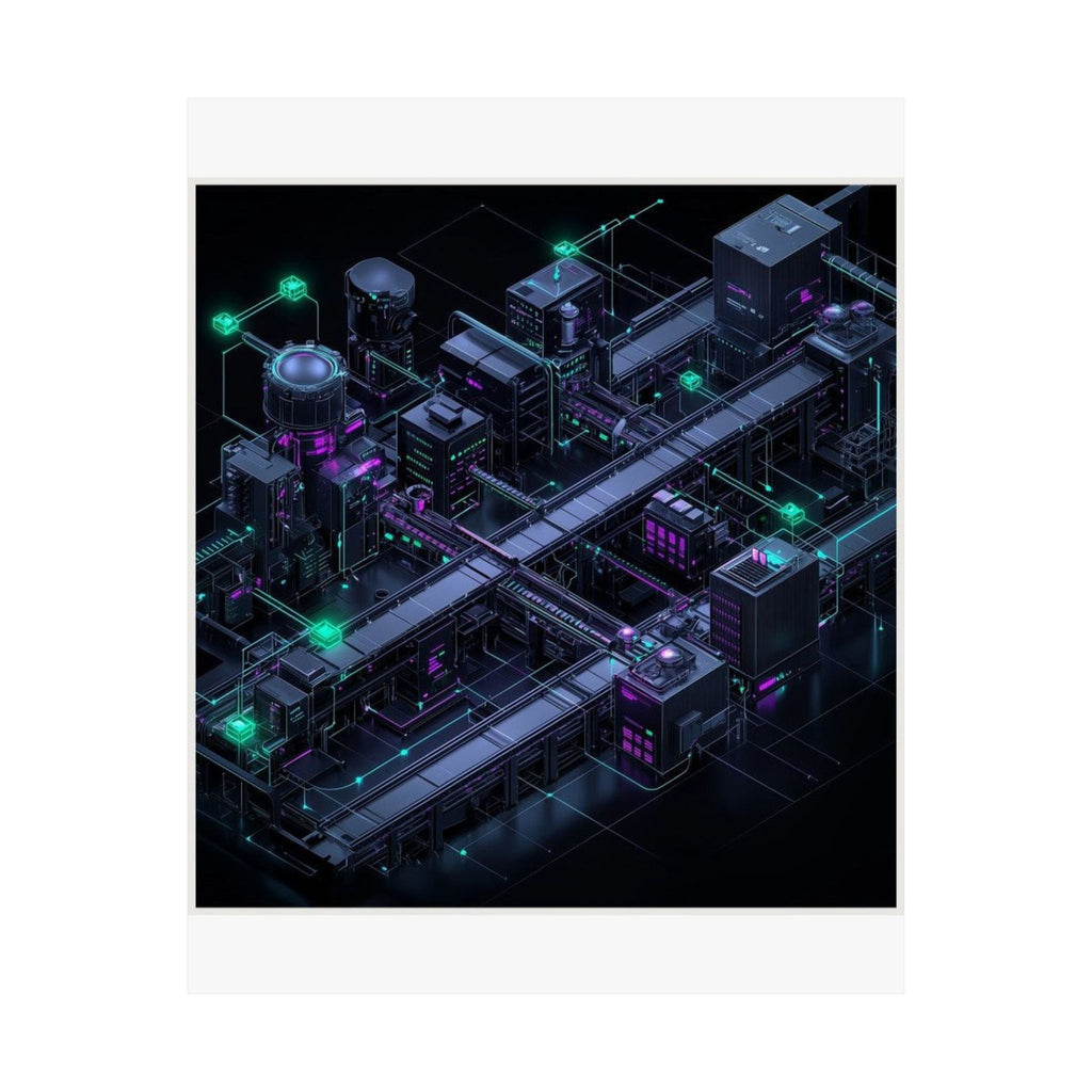 CI/CD Assembly Line Art Print — SRE & DevOps by Canvas & Click (view 7)